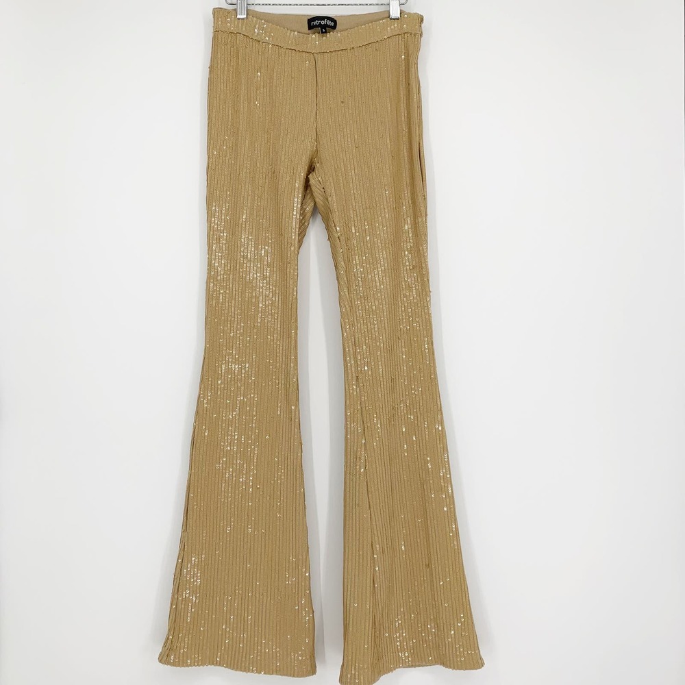Retrofete I Julien Sequin Knit Pull On Pant, S